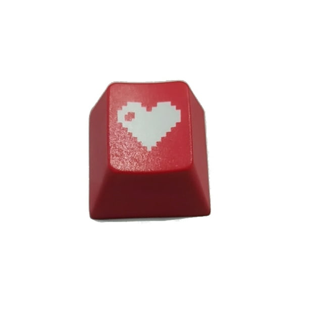 I Love You Red Heart Pattern Keycap Mechanical Keyboard PBT Gaming Upgrade Kit 